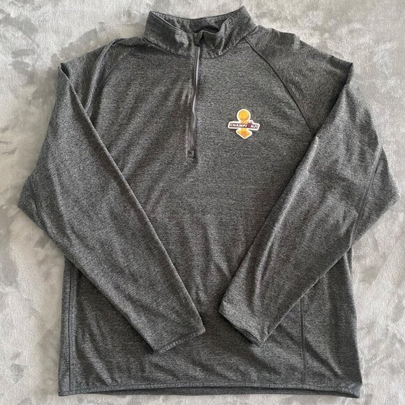 Miami‎ Heat 2013 NBA Champions LeagueWear 1/4 Zip Pullover|Men's XL Tall Gray - Picture 1 of 11